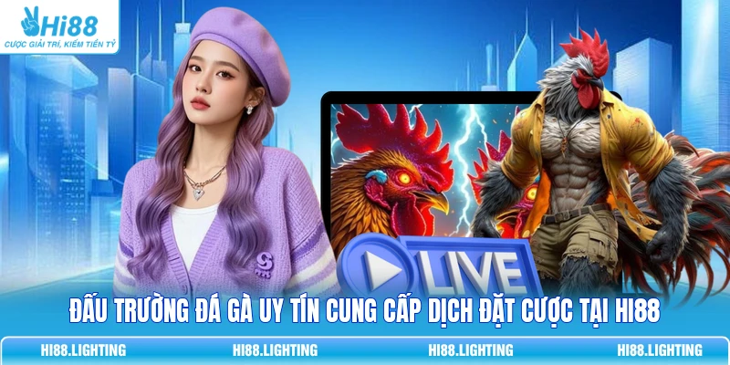 Đấu trường đá gà uy tín cung cấp dịch đặt cược tại Hi88